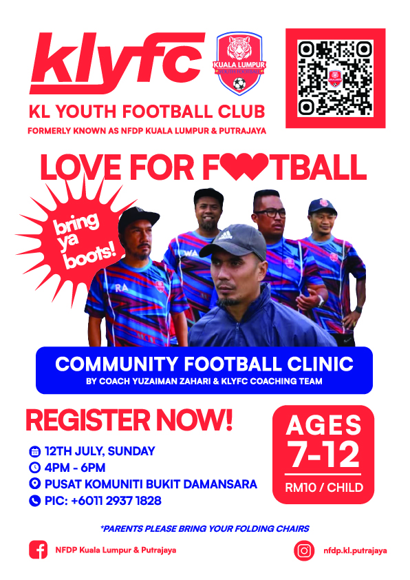 Community Football Clinic poster